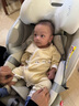 猫头鹰儿童安全座椅卢娜2汽车用0-12岁婴儿宝宝i-Size认证 银白色 实拍图