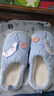 京东京造玉桂狗女士棉拖鞋卡通家居女童保暖棉拖鞋浅蓝38-39 JZ8178 实拍图
