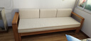 原始原素 实木沙发床 两用折叠小户型多功能可折叠床 米色垫子A5064 实拍图