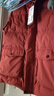 波司登（BOSIDENG）25年新款男女儿童短款5A抗菌4防面料大兜连帽羽绒服T250246915DS 深雅红|1697 160 /80 约 150-160cm 45kg 实拍图
