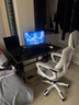 锦汐 电脑椅家用办公椅子靠背人体工学椅学习转椅老板座椅游戏电竞椅 【可后躺】白框灰网 实拍图