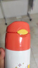 膳魔师（THERMOS）保温杯304不锈钢成人儿童学生吸管水杯子 魔法师系列FFI红色360ml 实拍图