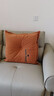 浪莎（langsha）靠枕床头靠垫家用卧室软包大靠背双人腰靠沙发腰枕靠背垫床上用品 贝拉-梦幻橙【可拆洗】 60cm*60cm 含枕芯 【单只装】 实拍图