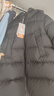 保姆鹅  【风墙】儿童羽绒服宝宝中长款护脸加厚外套保暖童装[NG2664] 炭黑 140 实拍图
