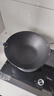京东京造 炒锅 铁锅炒菜电磁炉燃气灶平底【健康无涂层】进口极铁34cm 实拍图