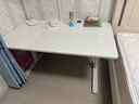 黑白调A2学习桌书桌儿童桌椅实木升降桌子写字桌电脑桌进口橡胶木1.2m 实拍图