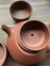 百年利永宜兴紫砂壶纯手工原矿紫泥子冶石瓢壶功夫茶具套装家用泡茶壶 一壶四杯 230ml 实拍图