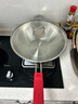 双立人（ZWILLING）中式炒锅不锈钢炒菜锅无涂层烹饪锅具电磁炉燃气灶通用NovaPlus 不锈钢炒锅 32cm 实拍图