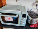 海氏（Hauswirt）C40三代电烤箱家用烘焙多功能发酵一体机食品级搪瓷内胆智能菜单 湖水绿 40L 【国家补贴】 实拍图