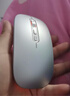 万鱼【静音丨可充电】无线鼠标蓝牙三模便携办公鼠标 适用小米苹果联想笔记本电脑ipad平板通用 灰 实拍图