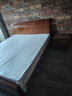 惠寻 京东自有品牌 床新中式全实木实木床1.5米单人床1.8米x2米双人床 床+20cm弹簧床垫 1800mm*2000mm框架结构 实拍图