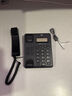 得力（deli）电话机座机 固定电话 办公家用  免提通话 大字按键 来电显示  33490黑 实拍图