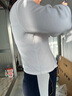 优衣库女装罗纹亨利领T恤/长袖修身短款内搭打底25新款479591 01 乳白色 2XL /165/100B 实拍图