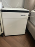 飞利浦（PHILIPS）保险柜家用床头柜式无线充电智能报警指纹密码双系统办公保管箱保险箱SBX301白 实拍图