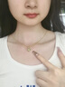 唐后和田玉福袋项链女款纯银吊坠生日礼物送女友S925拾福袋 实拍图