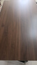 馨美凯电脑桌台式家用简易书桌办公桌简约现代工作台租房卧室学习写字桌 【单桌1.6cm厚桌面】黑架+深胡桃 长140cm*宽80cm*高74cm 实拍图