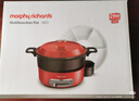 摩飞电器（Morphyrichards）多功能锅电火锅 家用烤涮一体电煮锅电炒锅电烧烤料理锅 3L电热火锅锅 MR9087 英石红 实拍图