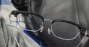 蔡司（ZEISS）镜片近视眼镜框男半框防蓝光辐射可配带散光度数眼睛女钛合金镜架 升级钛材 黑银 配colorein镜片1.56防蓝光 0-600 实拍图