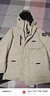 京东京造【进口极寒95鹅绒服】羽绒服男外套女冬季新款中长款 燕麦卡 XL 实拍图