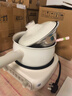 美的（Midea）电煮锅 小电锅 电蒸锅 电火锅 电热锅 分体式可拆洗 2.6L学生宿舍多功能锅 泡面锅 XZC2061 配蒸笼 实拍图
