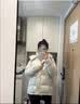 LULUWunder Puff 五格加厚服运动休闲可拆卸夹克外套女 五格骨白色服 均码 2码  建议80-90斤 实拍图
