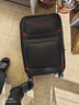 竹貂行李箱耐磨牛津布28英寸大容量男拉杆箱女万向轮旅行箱密码箱皮箱 黑色-耐磨牛津布 22英寸 【放心购，赠送运费险】 实拍图