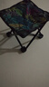 爆品椅子板凳小椅子户外钓椅马扎钓鱼便捷多功能超轻四角凳子马扎 户外小马扎-枫叶蓝色(活动) 实拍图
