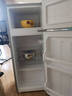 荣事达（Royalstar）小冰箱小型家用出租房双门一级能效宿舍冷藏冷冻两用节能电冰箱 86A158【一级能效】【三天不到1度电】银 实拍图