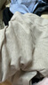 优衣库男装女装柔软圆领T恤/休闲长袖上衣25秋冬新款479783 31 米色 M /170/92A 实拍图