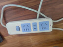【京东物流】经典蓝白插座/插排/插线板/排插安全耐用新国标纯铜高温阻燃多孔位家用宿舍办公 三位12孔 线长1.5 实拍图