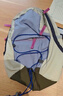 星昔户外双肩包撞色登山包超复古轻小书包轻便旅行包轻薄徒步小背包 紫色（小号） 实拍图
