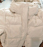 雅鹿短款羽绒服女2025新款蓄热加厚可拆卸连帽时尚百搭小个子保暖外套 卡其色 L (推荐125-140斤) 实拍图