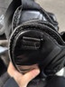 博沃尼克护膝摩托车护膝冬季防寒加厚护膝电瓶车护具护腿护膝短款黑色 实拍图