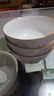 陶瓷碗家用喜庆乔迁新居碗碟餐具套装岁月静好饭碗 岁月静好3碗 实拍图