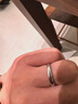 老银匠s999足银银戒指情侣对戒简约活口素圈男女情人节礼物情侣款戒指 实拍图