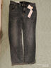 森马森柔牛仔|牛仔裤男冬季长裤复古做旧宽松直筒裤109724124103 实拍图