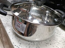爱仕达（ASD）汤锅 304不锈钢蒸汤锅 炖煮锅加厚复底奶锅 24CM燃气电磁炉通用B1 实拍图