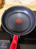 特福平底锅牛排不粘煎锅少油烟有钛煎饼锅电磁炉燃气灶通用28cm 实拍图