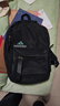 双星书包初中生大容量高中生大学生背包减负多功能电脑包双肩包 黑色【升级款有挂件】 实拍图