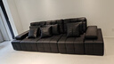 知恩政府补贴劳伦斯平推伸缩意式极简零靠墙电动功能懒人客厅沙发床 【三电机】3.15米三位 2.0mm【接触面真皮】 实拍图