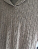 优衣库女装可机洗纽花针织连帽套头衫/25秋冬新款478871 33 卡其色 L /160/88 实拍图