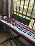 卡西欧（CASIO）电钢琴便携PX-S1100/PXS3100重锤88键智能触屏火星红成人专业考级 PXS1100红色+单踏板+便携X架 实拍图