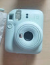 富士（FUJIFILM）立拍立得mini12 mini11/7/9 一次成像旅游相机即拍即得相纸 圣诞礼物 年会奖品 Mini12 薄荷绿【京仓速发】 官方标配【不含相纸】 实拍图