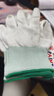 明兴烁PU涂指涂掌尼龙无尘手套劳保带胶工作防滑透气耐磨干活薄款 白色涂指手套（12双） M 实拍图