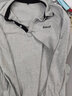 啄木鸟长袖T恤男春秋款翻领纯色男士衣服男装春装体恤打底衫 T102灰色常规 2XL /180 实拍图