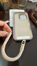 英悦手机挂绳挂脖链手腕手绳斜挎防盗防丢挂件夹片垫片钥匙背带脖子吊绳女可伸缩短款苹果华为壳带挂饰 自锁防丢【手腕绳·浅驼色】360°旋转防缠绕+夹片 实拍图