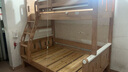 全友（QUANU）家居多功能儿童房实木储物床卧室上下双层高低子母小孩床政府补贴 【挂梯】上下床 1.2x1.9米【0贴皮全实木】 实拍图