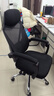 黑白调P4 Pro人体工学电脑椅子办公椅可躺午休椅电竞椅久坐舒适老板椅 耀黑(2D腰托+155°带脚托可躺） 实拍图