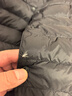 鸭鸭（YAYA）佟丽娅同款轻薄羽绒服女新款冬季短款圆领内胆修身时尚薄外套男 黑色【女款无领】 L 【建议100-115斤】 实拍图