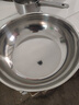 【不锈钢】和面盆厨房烘焙家用火锅盆洗菜打蛋汤锅盆醒面盆料理盆 32cm【热卖款】不锈钢 和面盆 实拍图